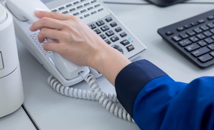 お客様へのご連絡